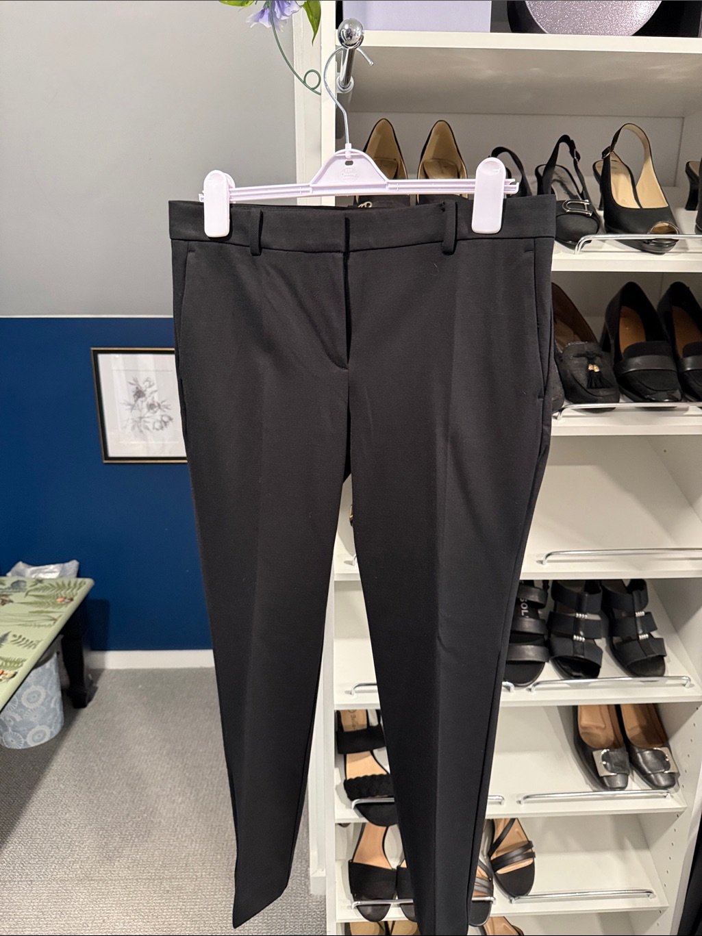 Ann Taylor Black Slim Dress Pants